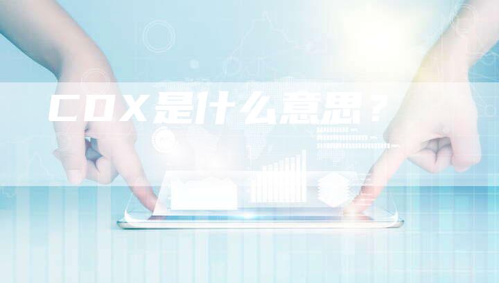 CDX是什么意思？